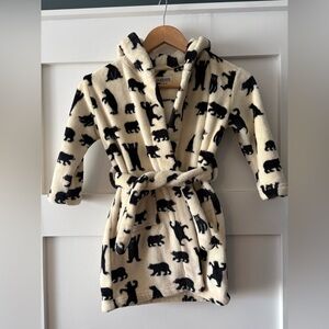 Little Blue House • Bear Print Housecoat • Size 4/5
